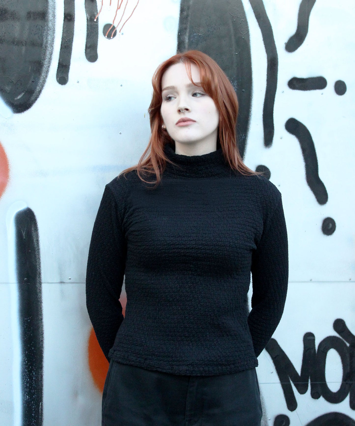 Turtle Neck -black