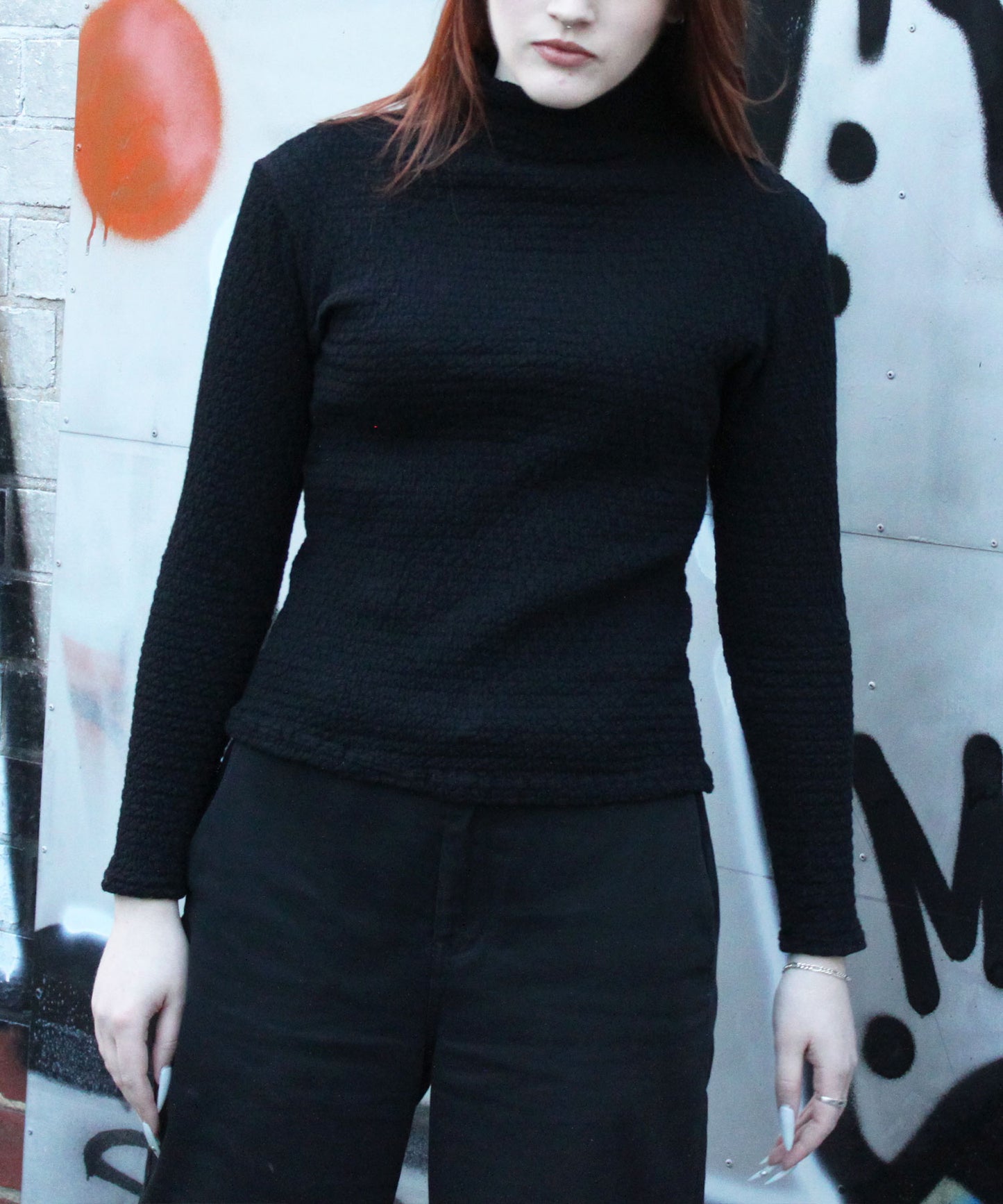 Turtle Neck -black