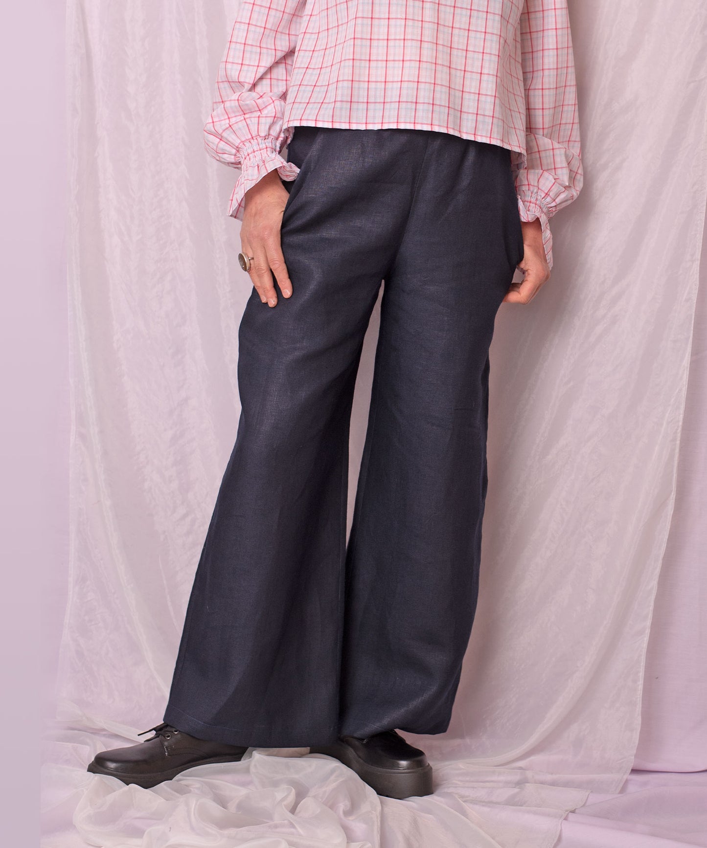 Gracie Pants - Navy