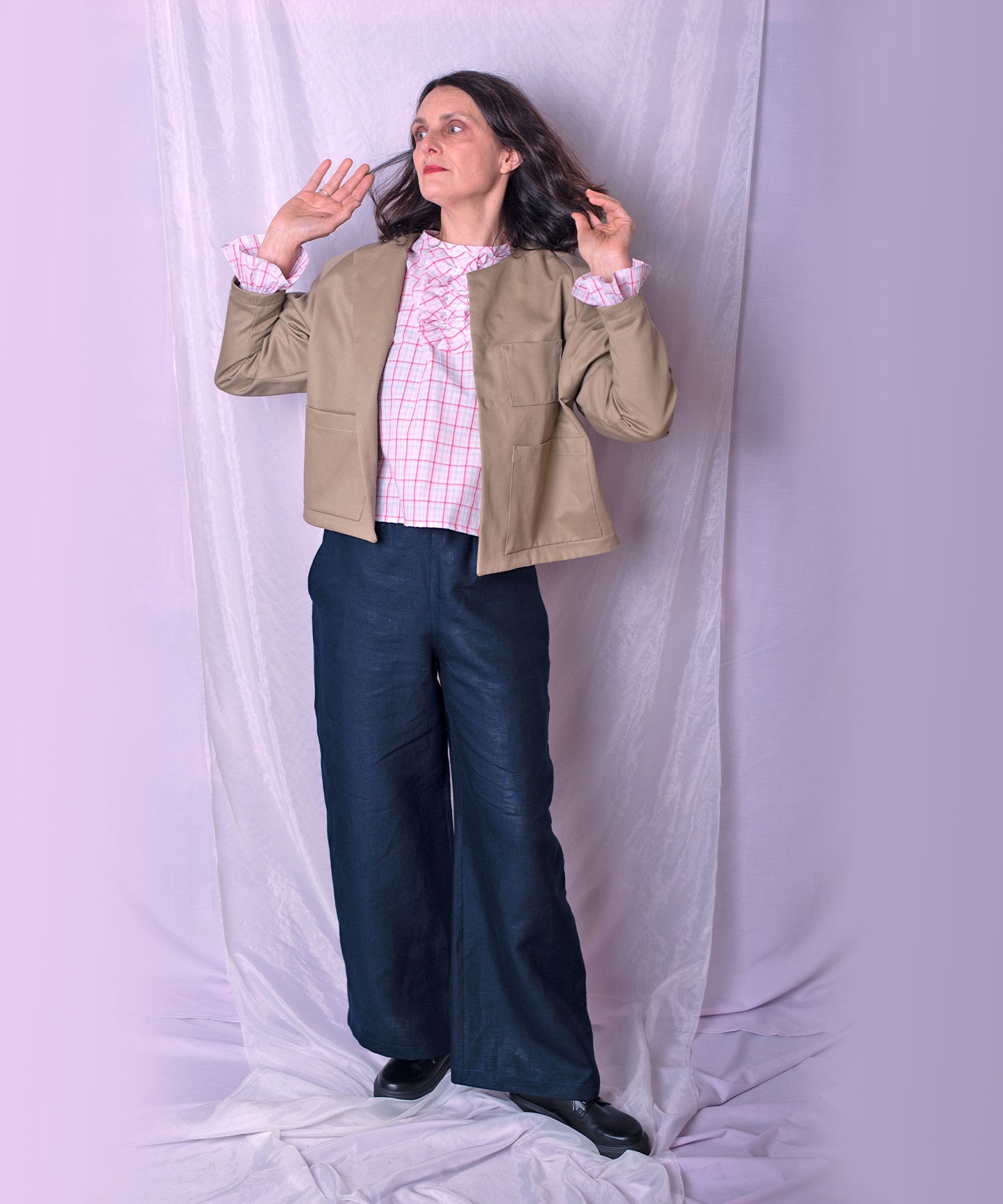 Gracie Pants - Navy