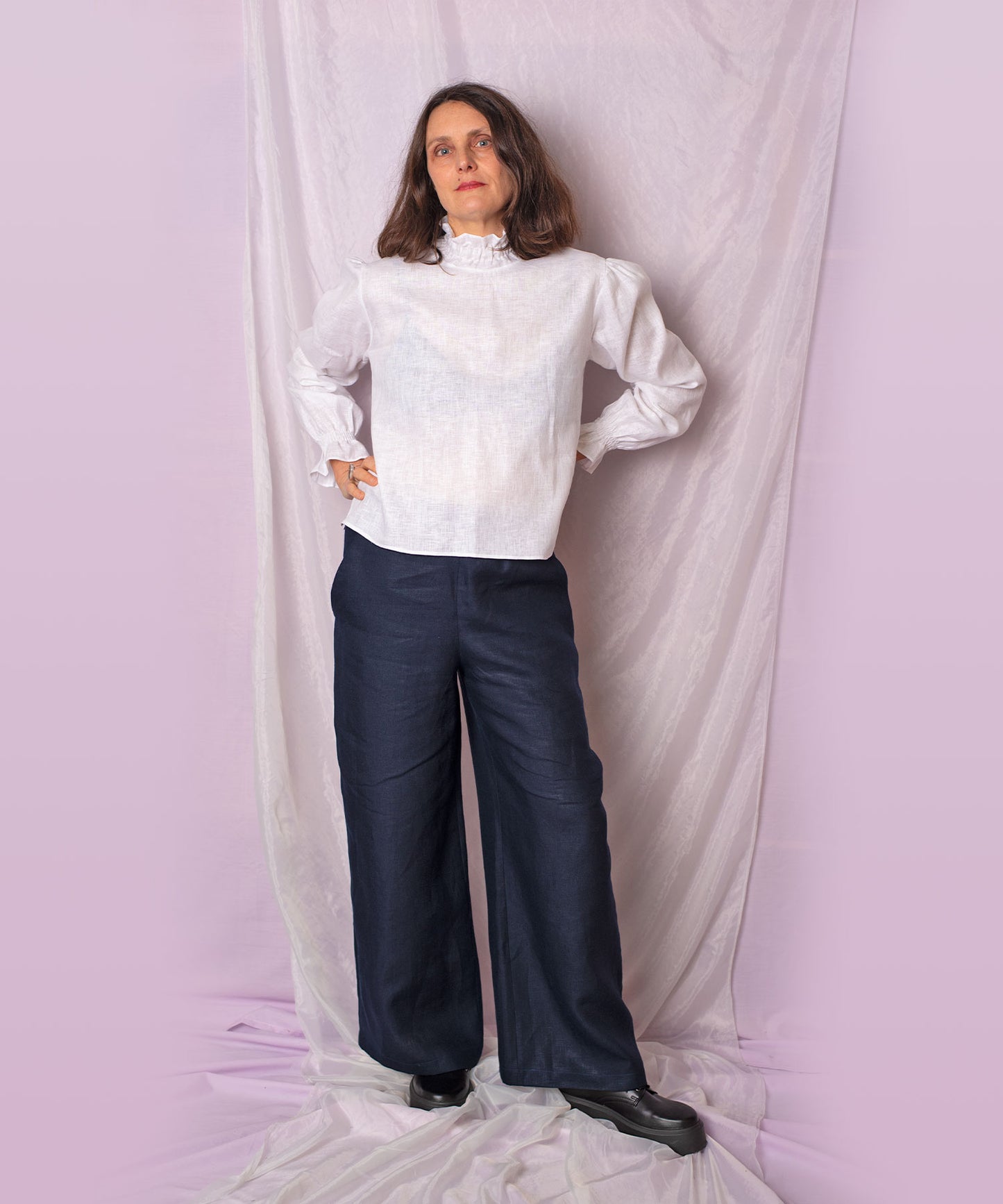 Gracie Pants - Navy