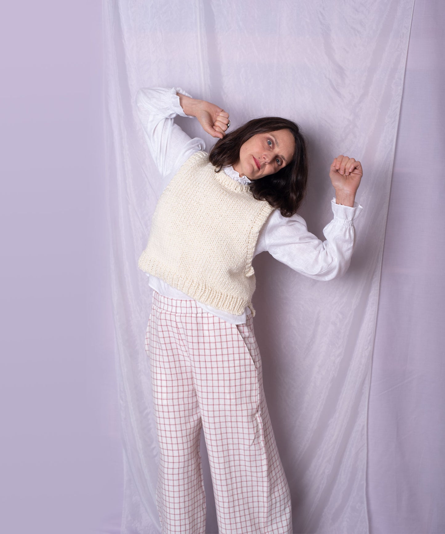 Gracie Pants - Red Check