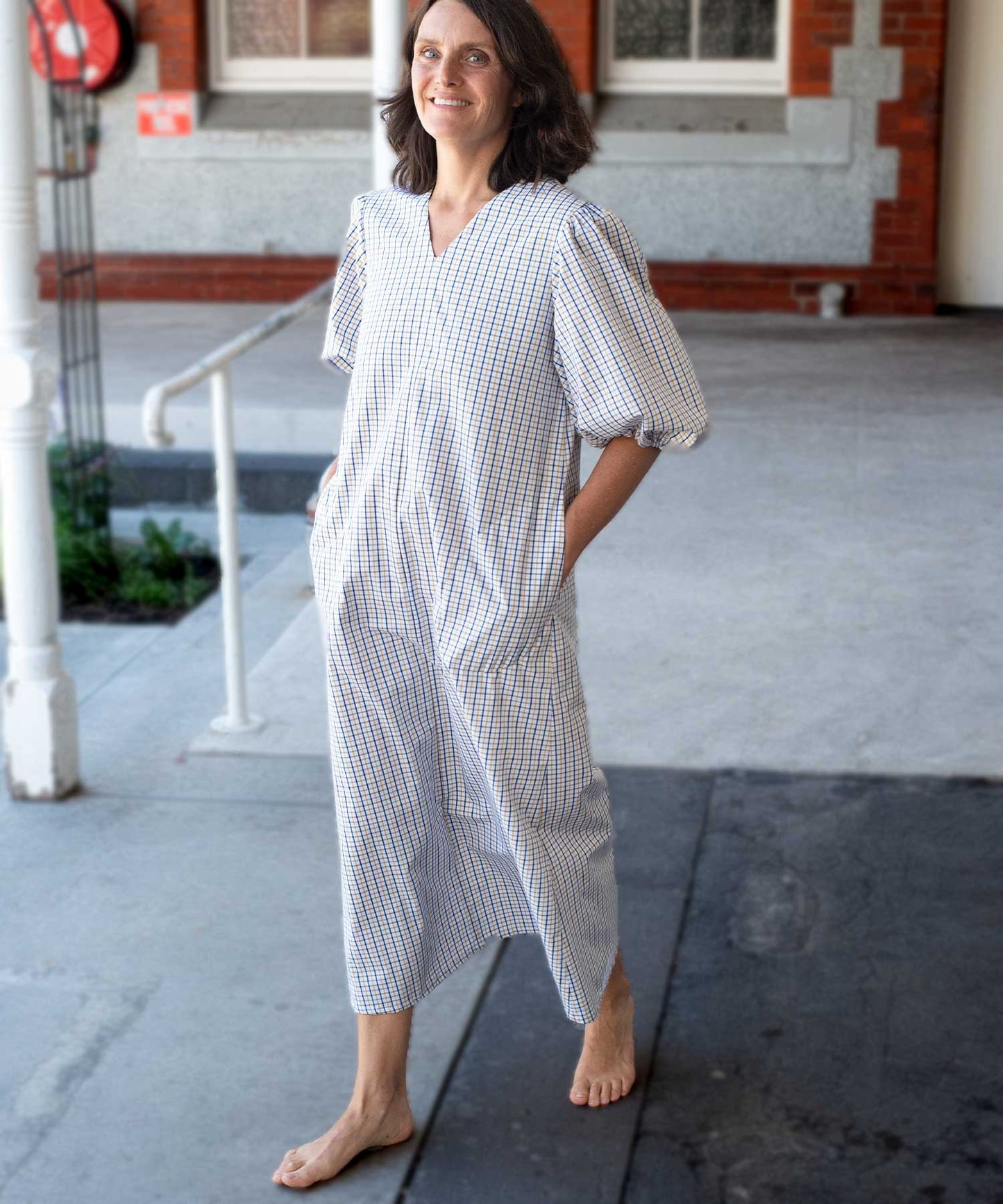 Luna Dress - plaid