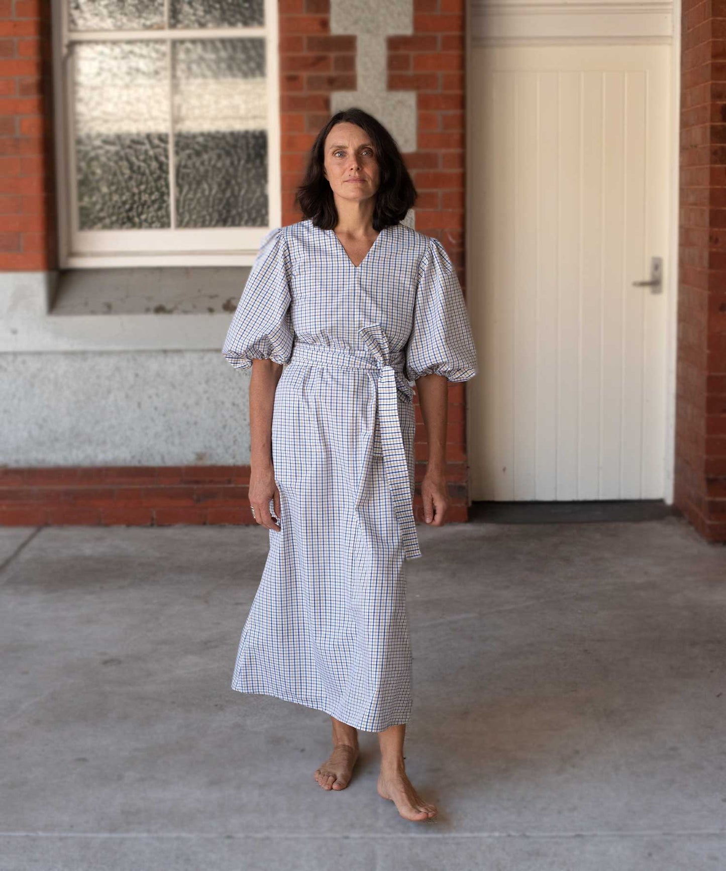 Luna Dress - plaid