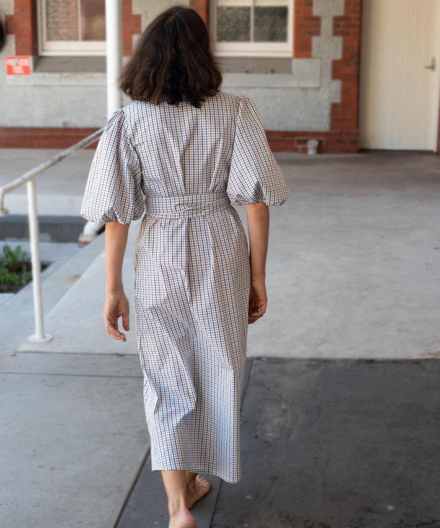 Luna Dress - plaid