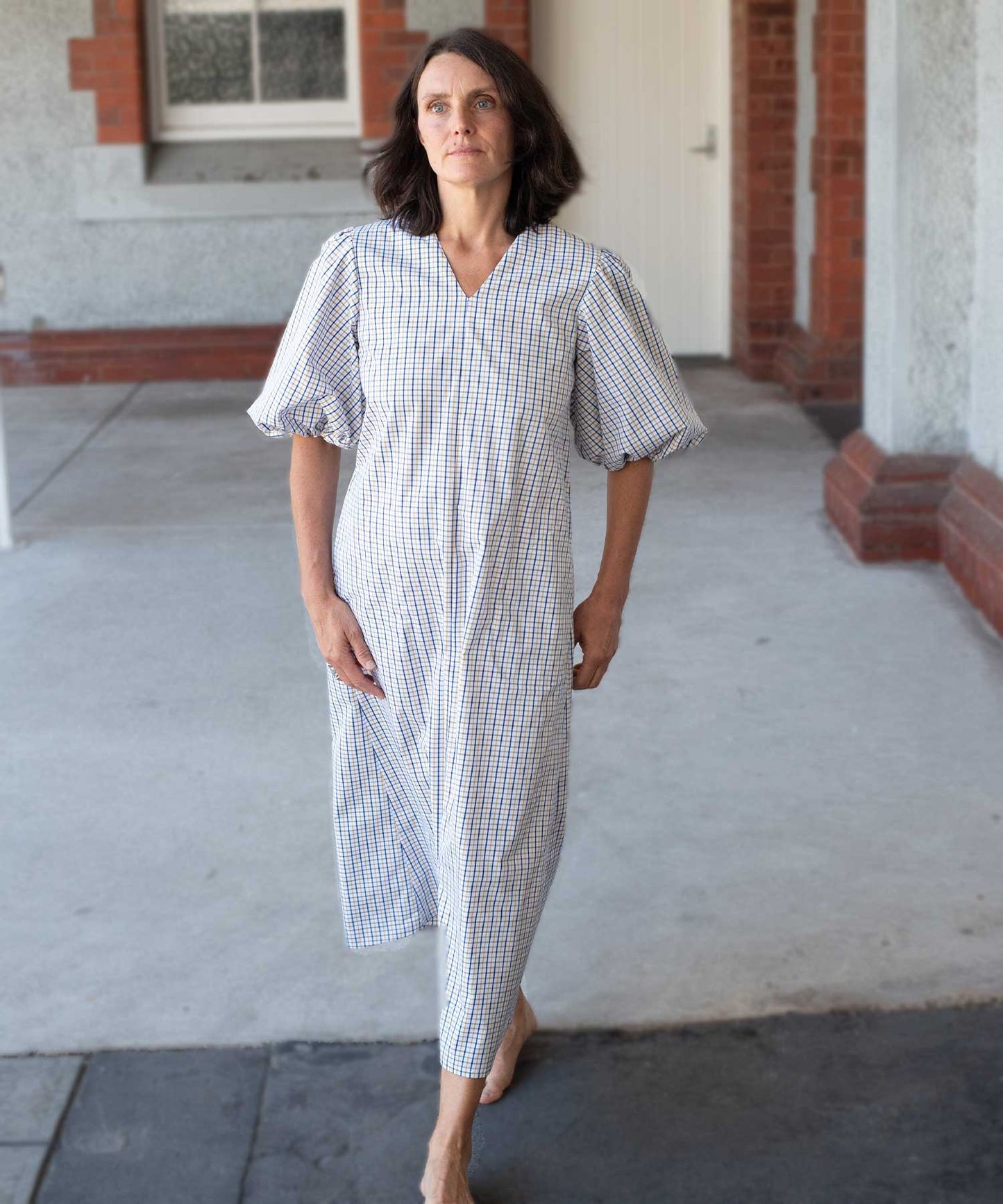 Luna Dress - plaid