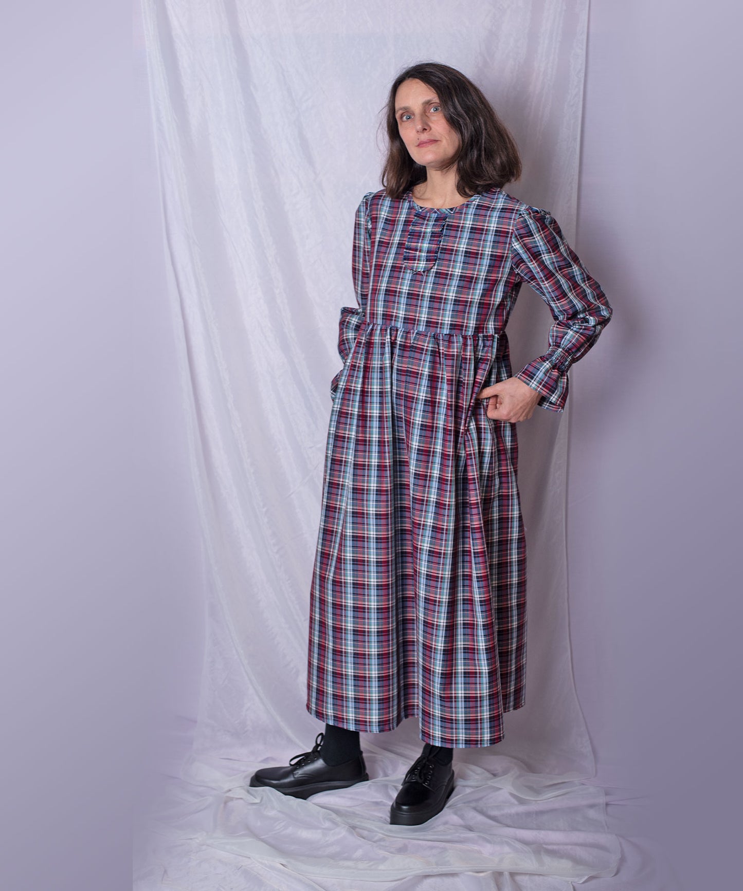 Margaux Dress - check