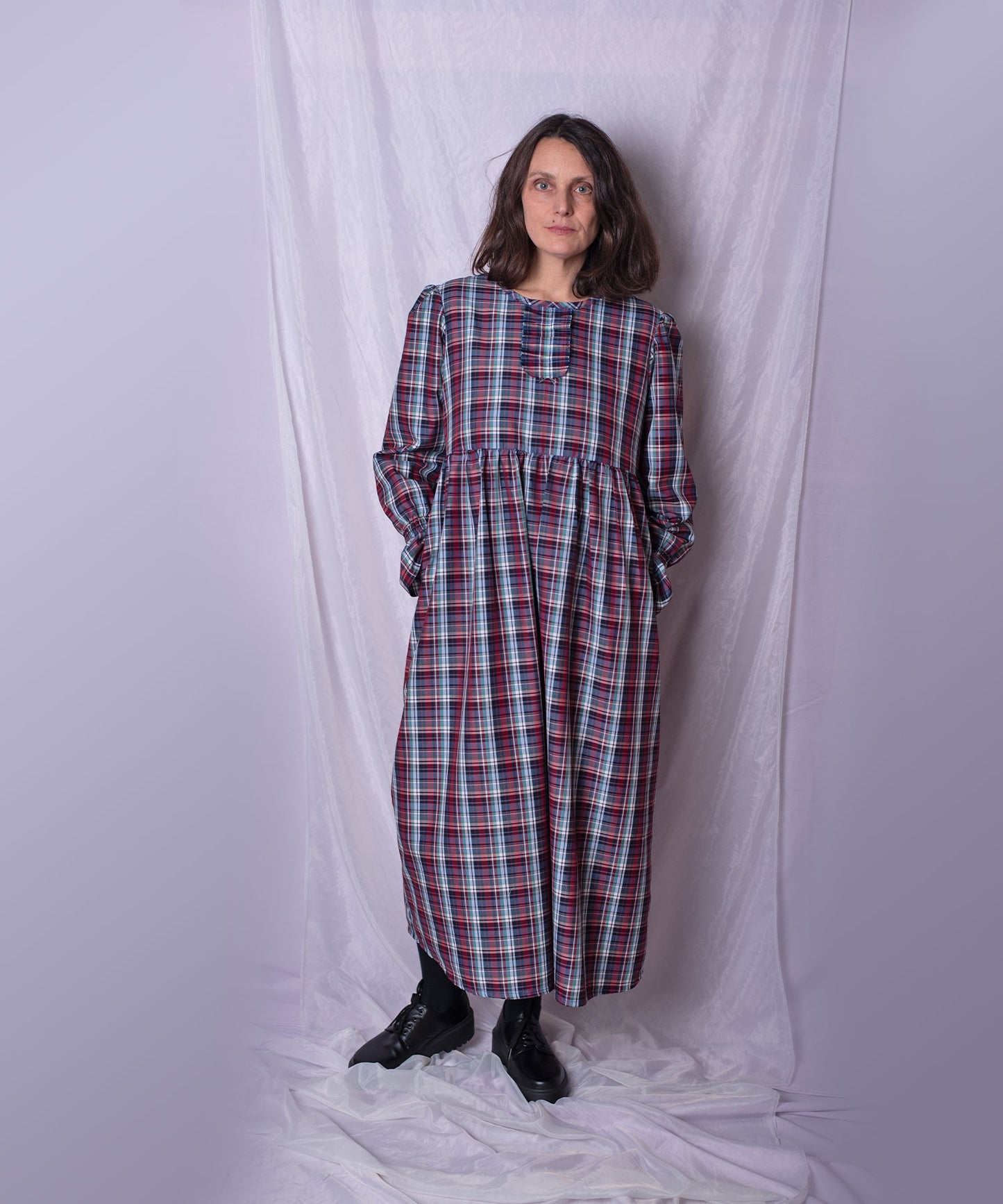 Margaux Dress - check