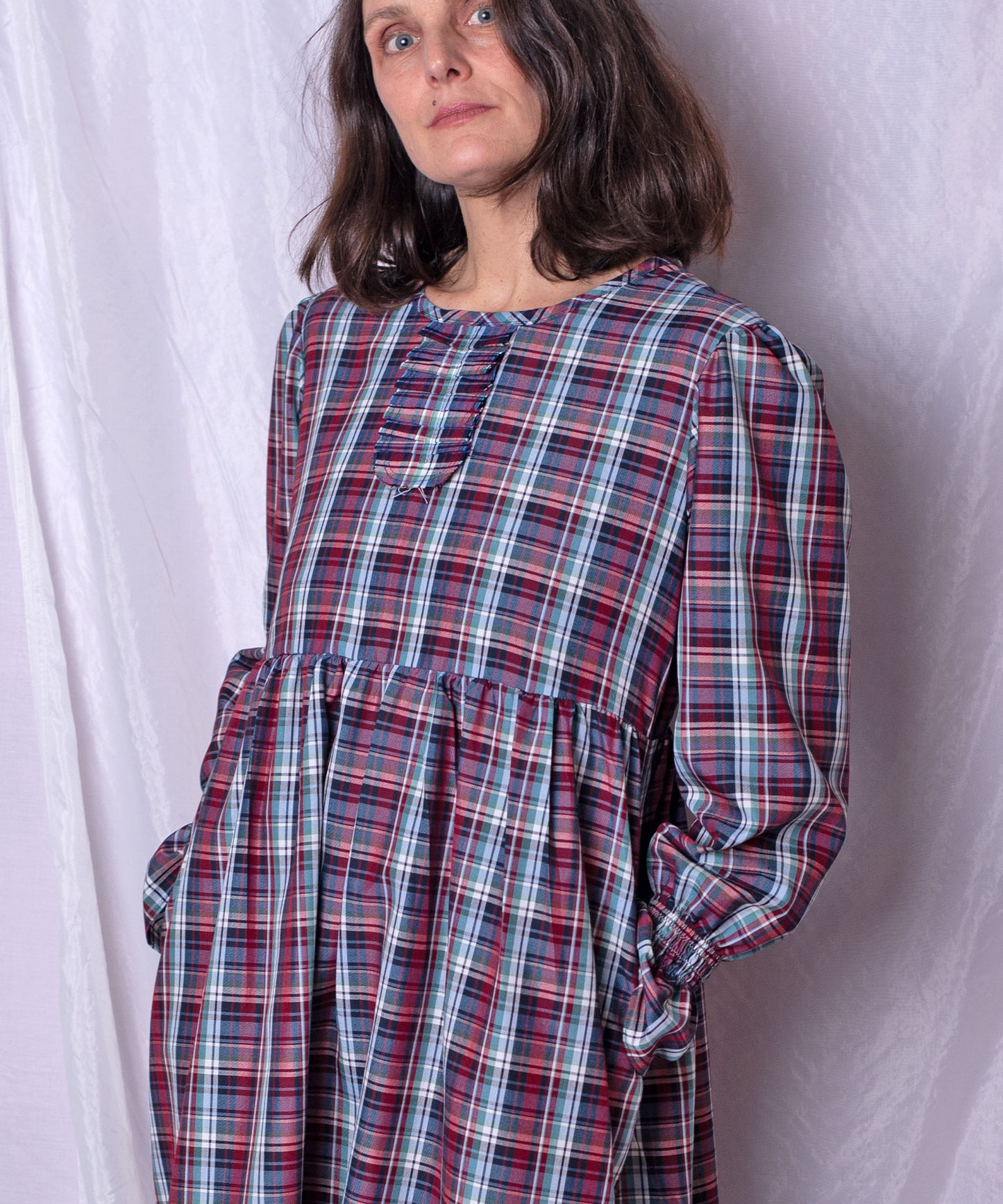 Margaux Dress - check