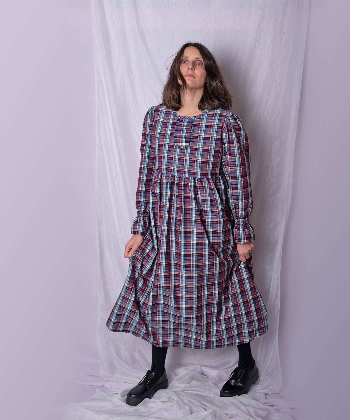 Margaux Dress - check