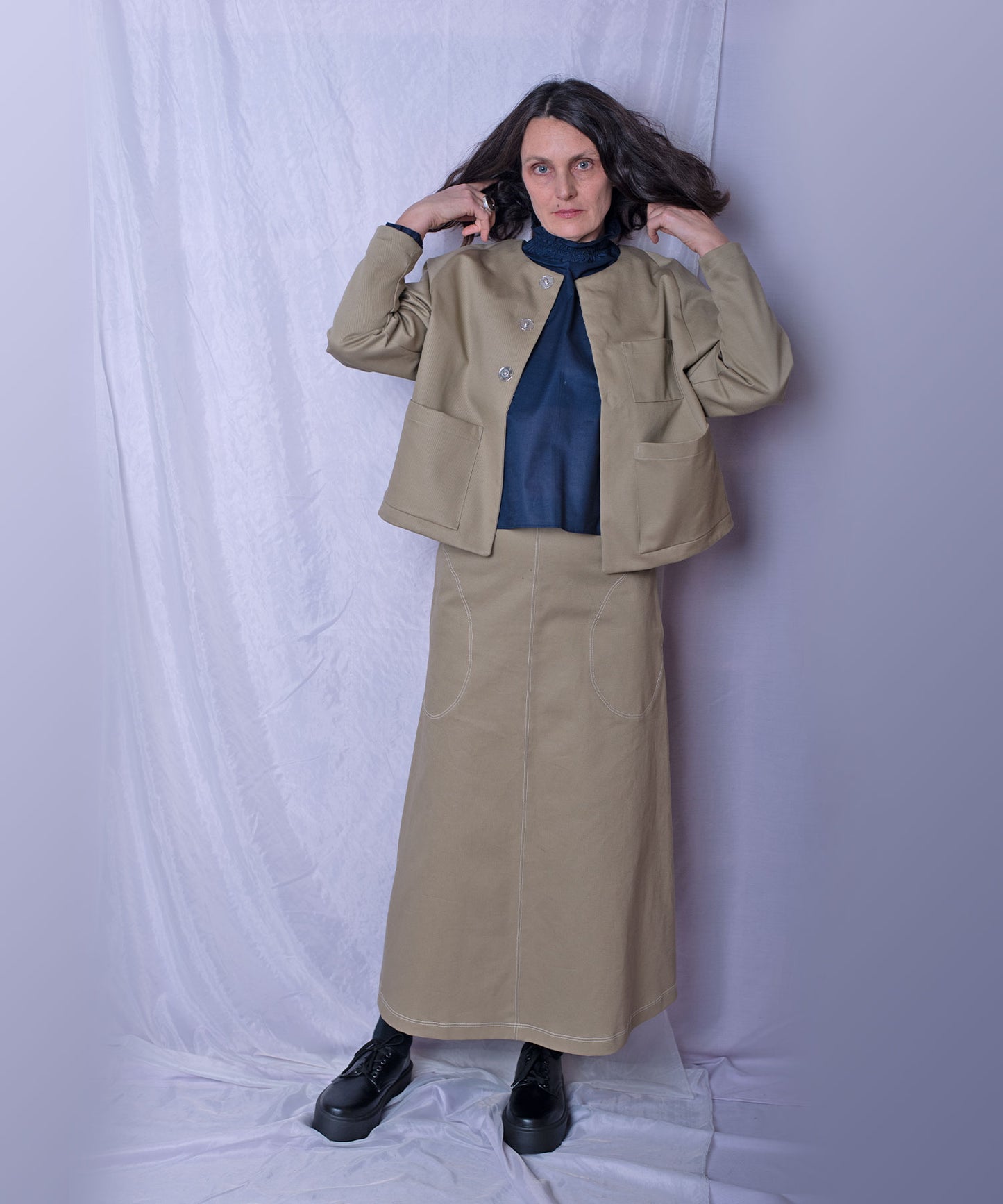 Signature Jacket Mini - khaki