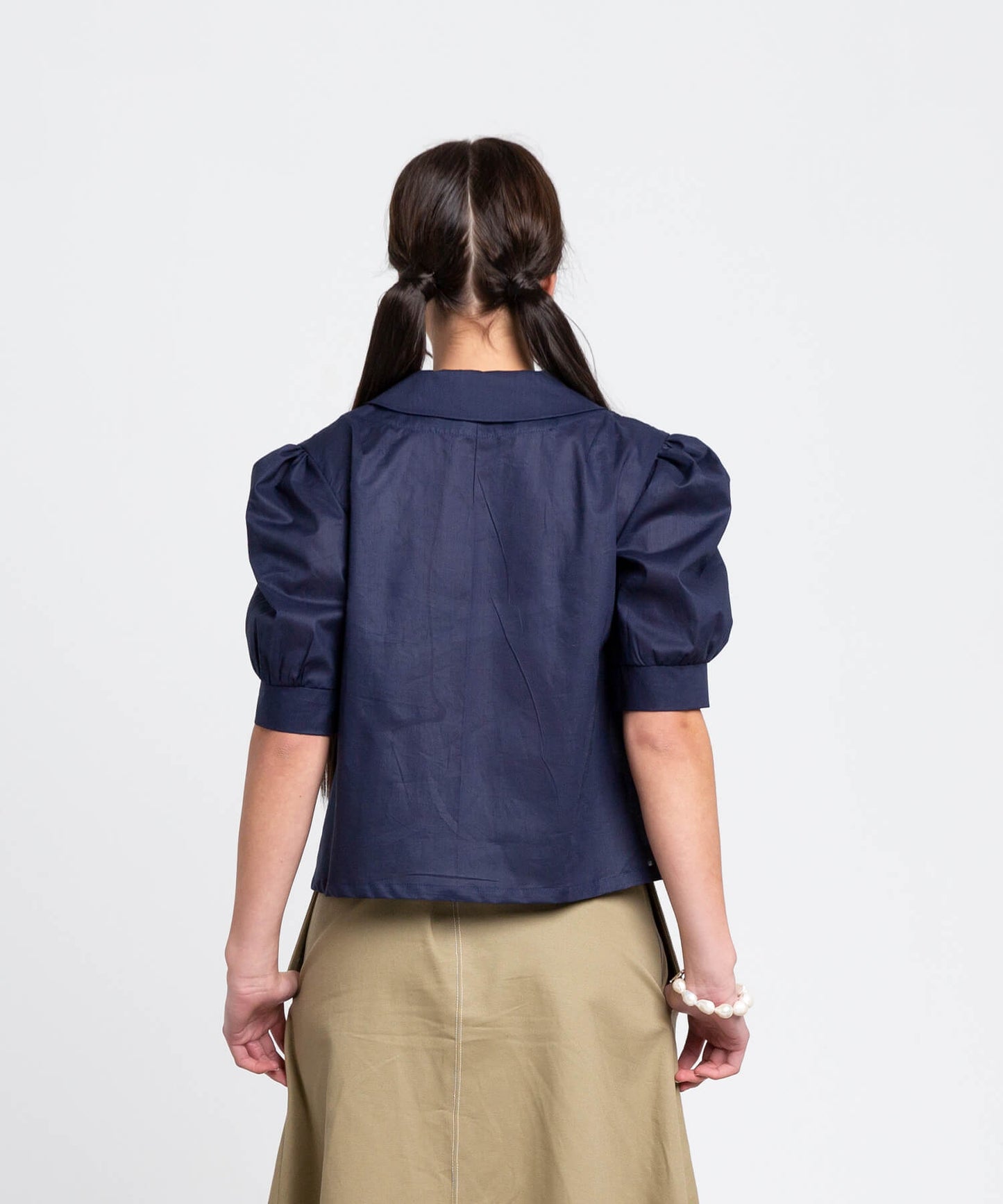 Tippi Shirt - navy voile