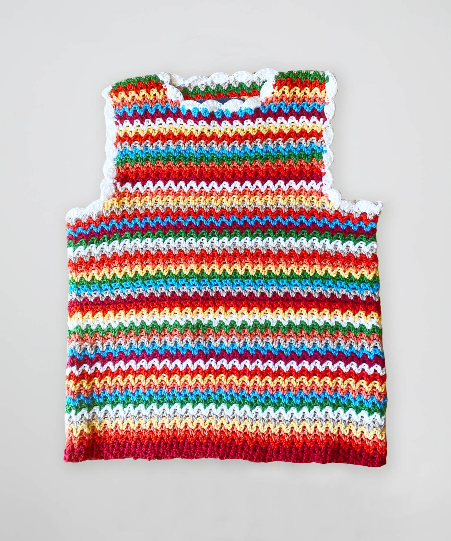 Crochet-knit Tank