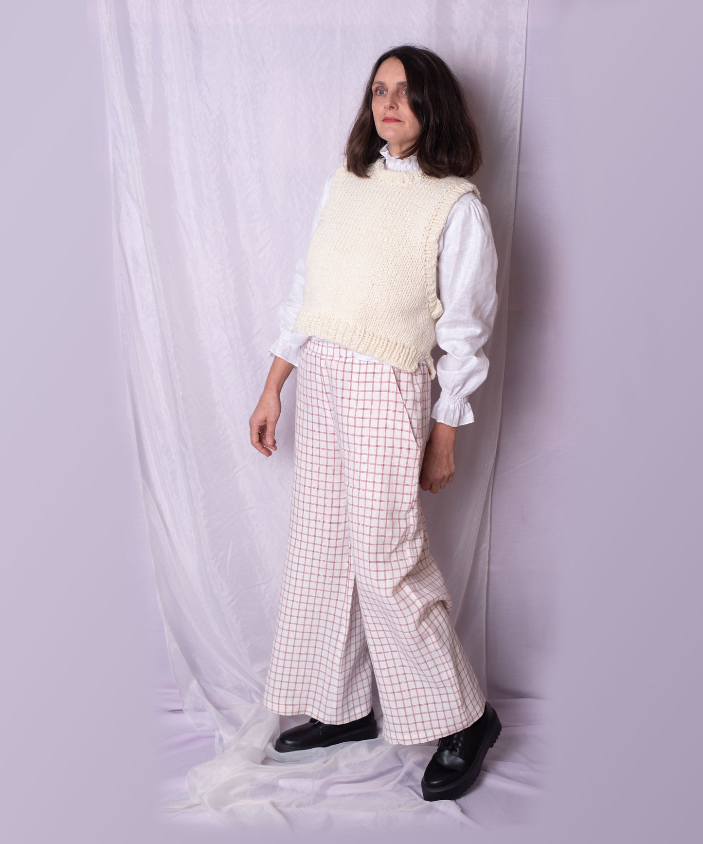 Gracie Pants - Red Check