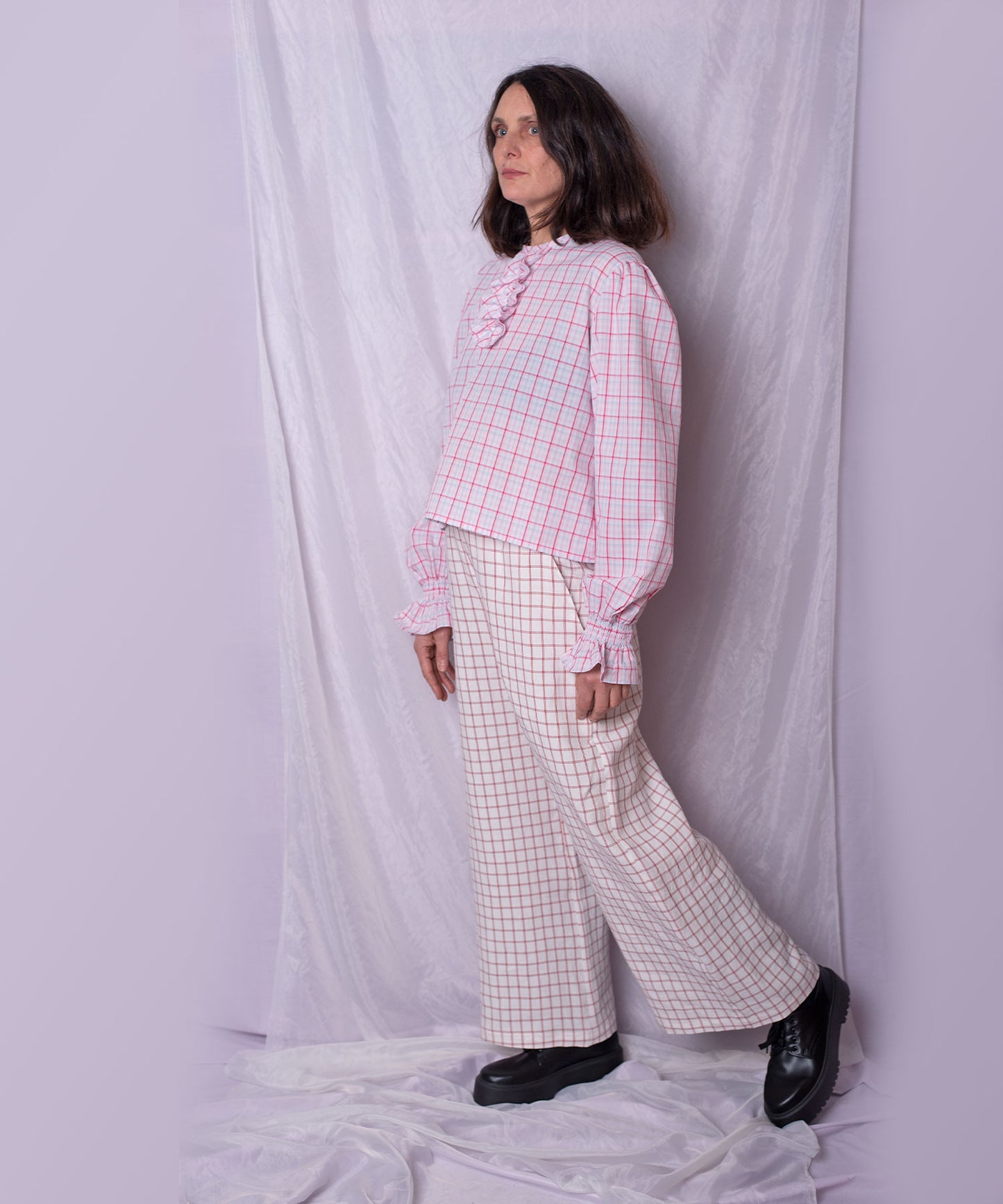 Gracie Pants - Red Check